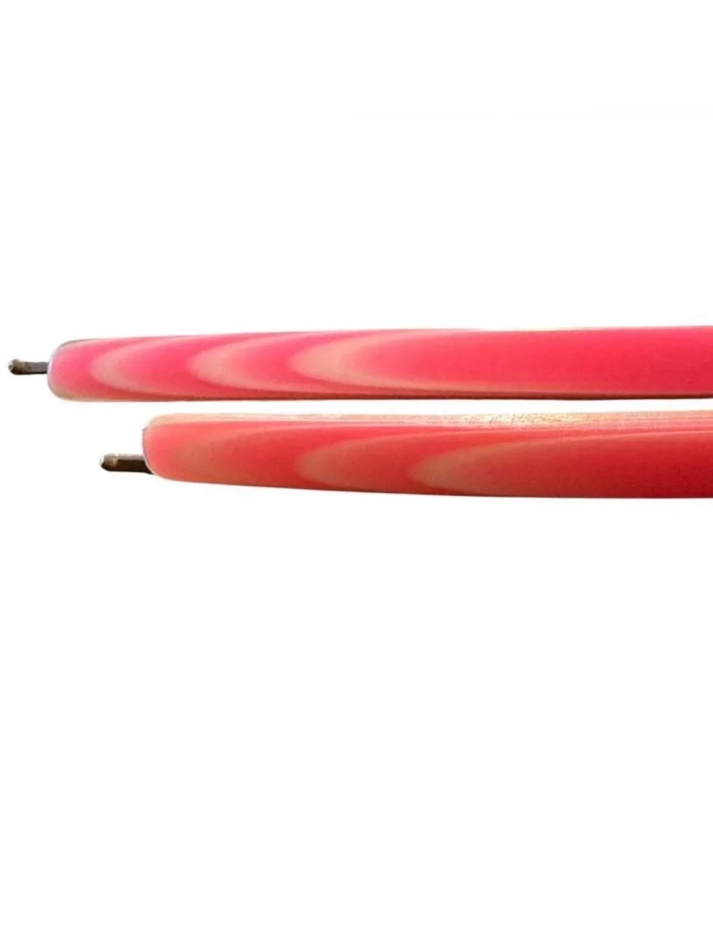 Vintage Pink Thick Plastic Bobby Pins, Retro Design, Deadstock